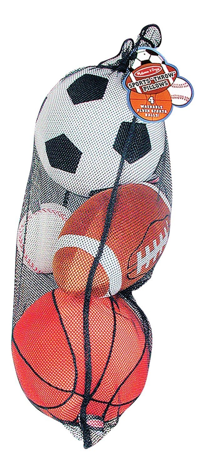 Melissa and doug store sports throw pillows