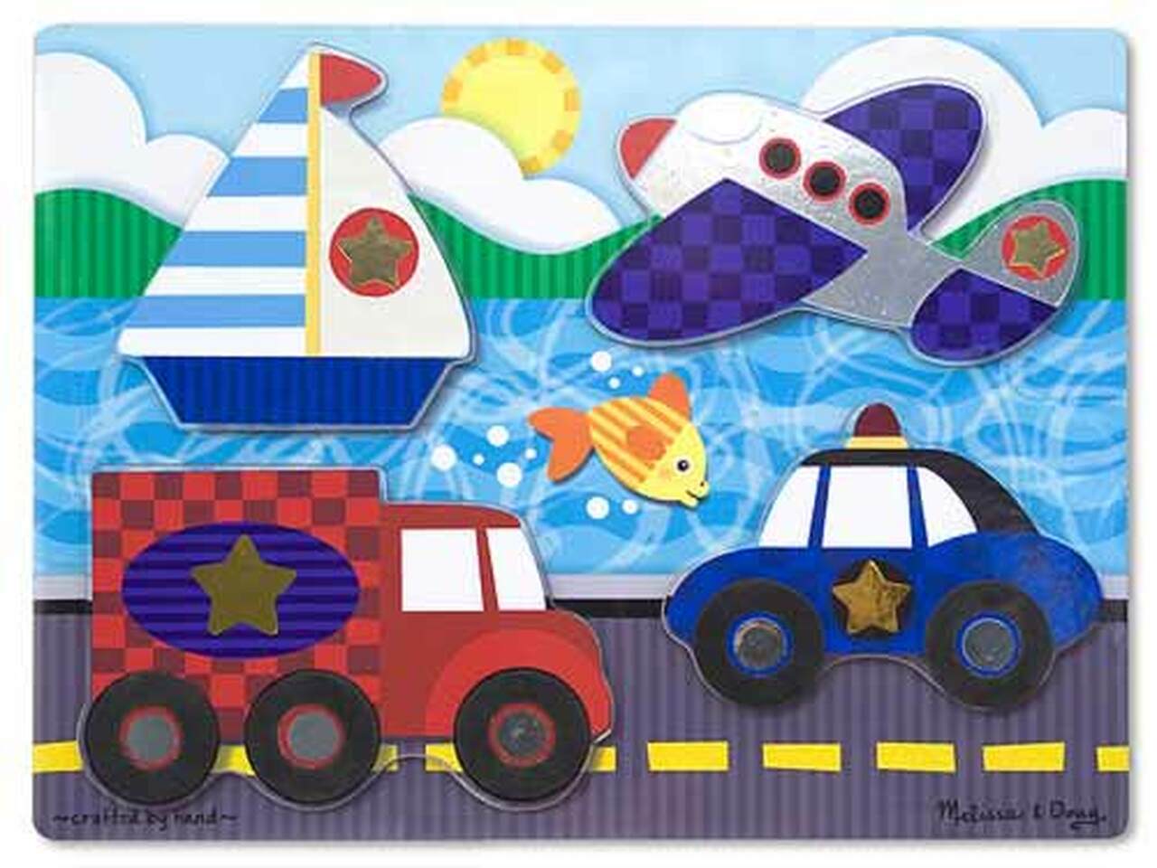 Melissa and doug touch and feel puzzle top