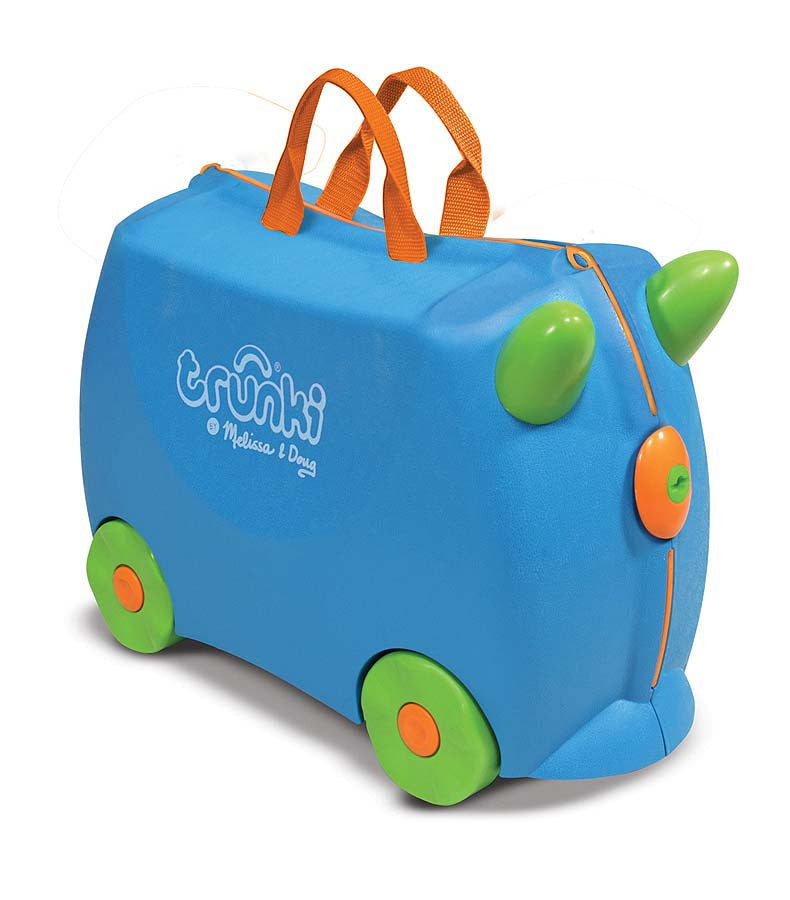 Melissa Doug Trunki Ride On Luggage Toy available in several Color Olde Church Emporium