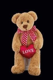 Bearington - Willie B. Mine Plush Valentines Bear 10 Inches and Retired