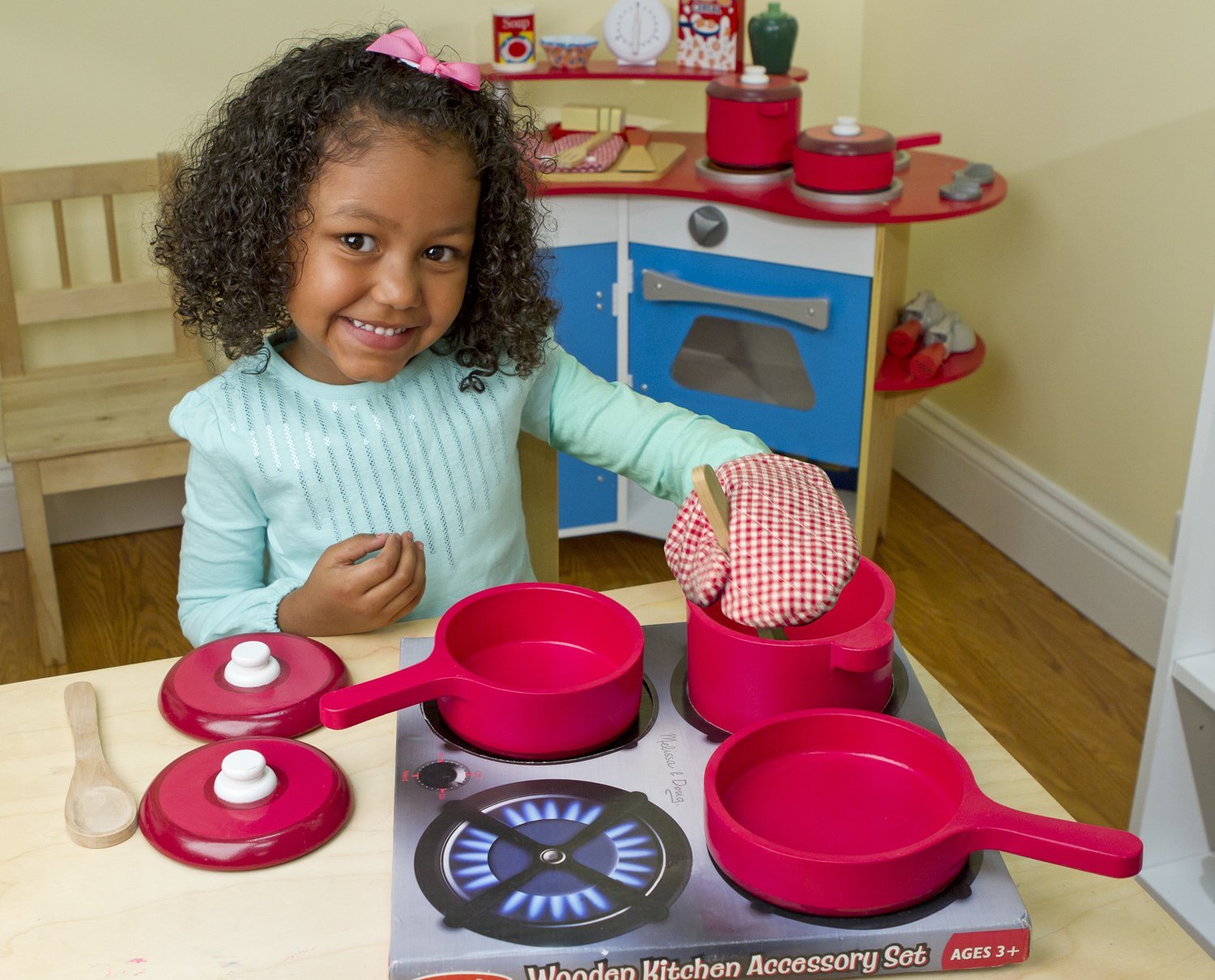 Melissa and doug store wooden kitchen set